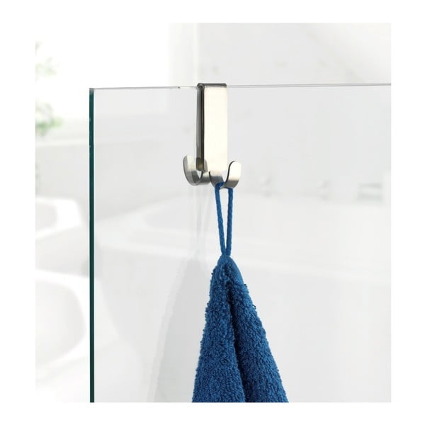 Gancio da bagno in acciaio inox opaco Vieste - Wenko-image-2