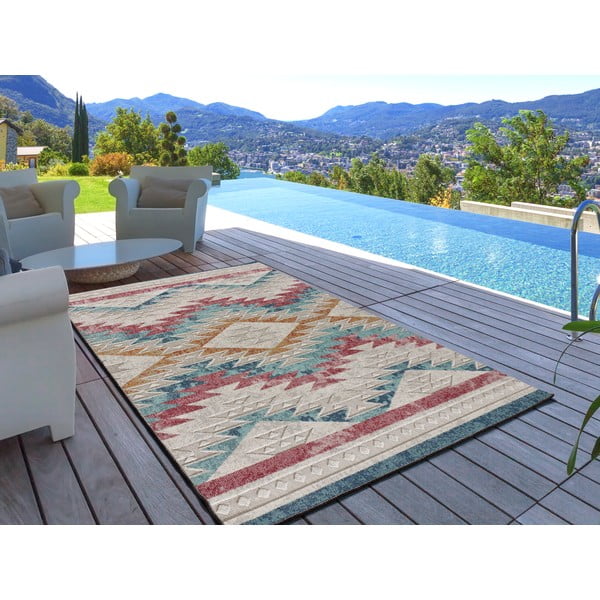 Tappeto beige per esterni 150x80 cm Soley - Universal-image-1