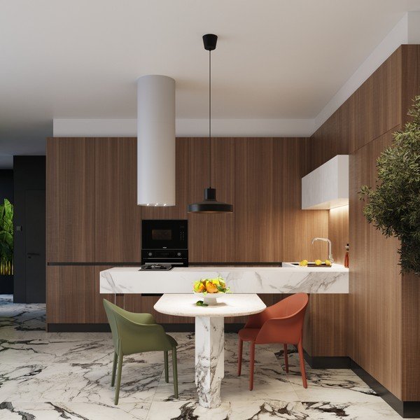 Lampadario nero ø 35 cm Vito – Sollux-image-3