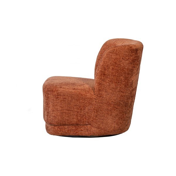 Poltrona in velluto arancione Atty - WOOOD-image-3