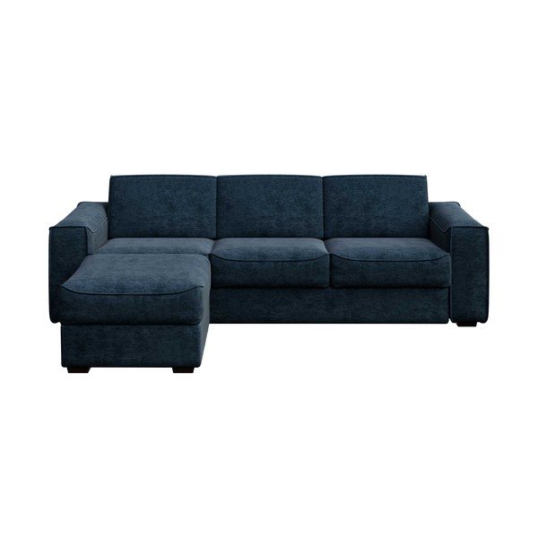 Divano letto Mesonica blu scuro, angolo sinistro, 308 cm Munro - MESONICA
