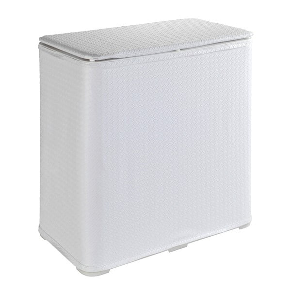 Cesto per biancheria pieghevole bianco , 65 l Wanda - Wenko-image-1