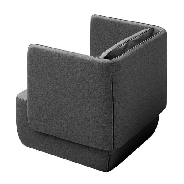 Poltrona antracite Low Opera - Softline-image-3