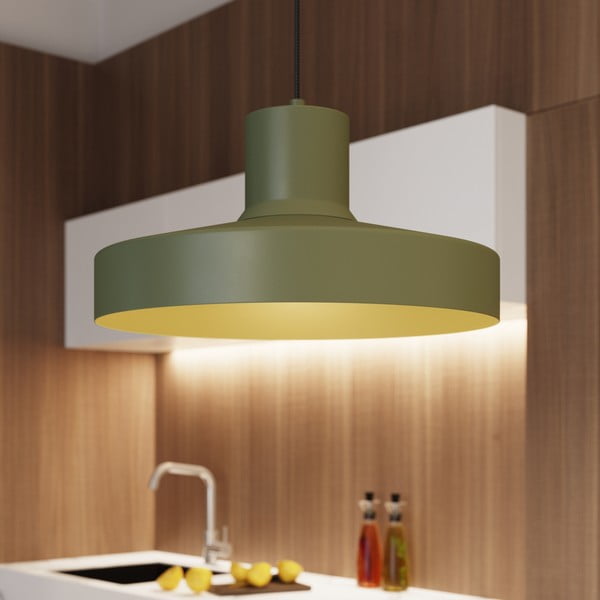 Lampadario verde ø 35 cm Vito – Sollux-image-3