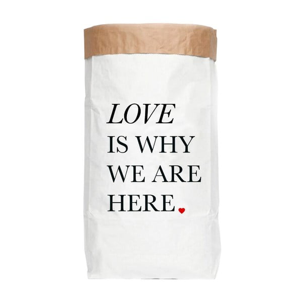 Borsa in carta riciclata Ordenacion Love Love is Why - Really Nice Things