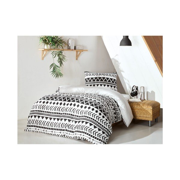 Lenzuola con lenzuolo per letto singolo Aztec, 160 x 220 cm - Mijolnir