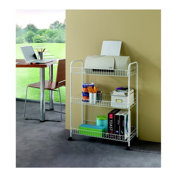 Supporto mobile per bagno a tre livelli Laundry, 31 x 84 cm - Metaltex-image-3