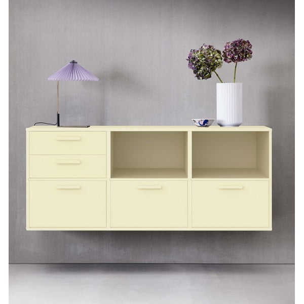 Cassettiera a muro gialla Keep by Hammel - Hammel Furniture-image-1