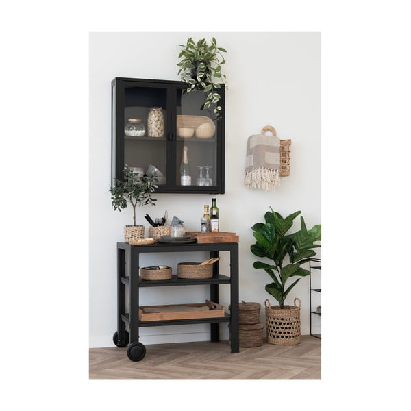 Coperta marrone chiaro in cotone riciclato 130x180 cm Adana – House Nordic-image-3