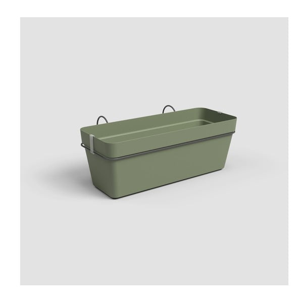 Fioriera sospesa autoinnaffiante in plastica riciclata da 50 cm Capri - Artevasi-image-1