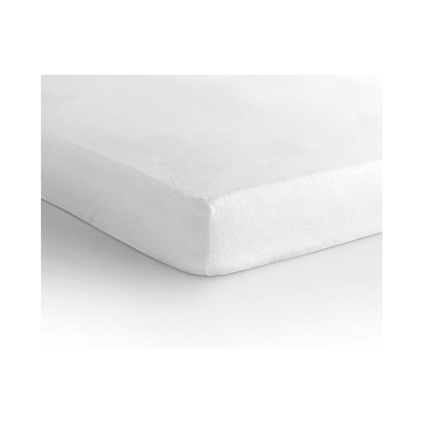 Lenzuolo elastico bianco Molton, 190/200 x 220/230 cm - Sleeptime