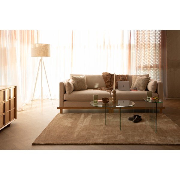 Tavolino da salotto in vetro 60x80 cm Linea – Zuiver-image-4