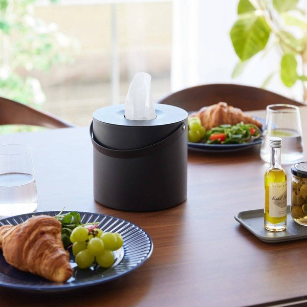 Portafazzoletti in metallo Tower – YAMAZAKI-image-3