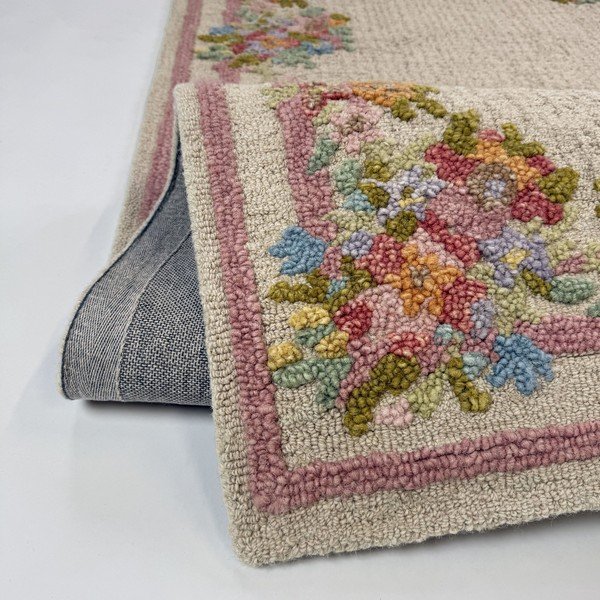 Tappeto in lana tessuto a mano 140x200 cm Elise Floral  – Flair Rugs-image-3