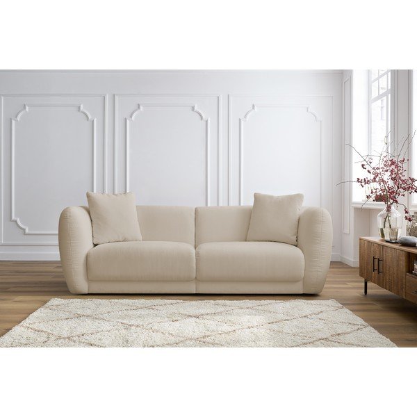 Divano beige 230 cm Bourbon - Bobochic Paris-image-1