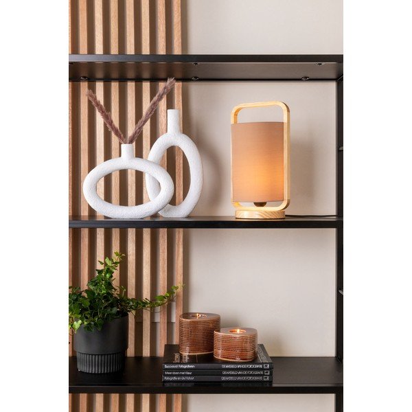 Vaso in poliresina beige Ring - PT LIVING-image-1