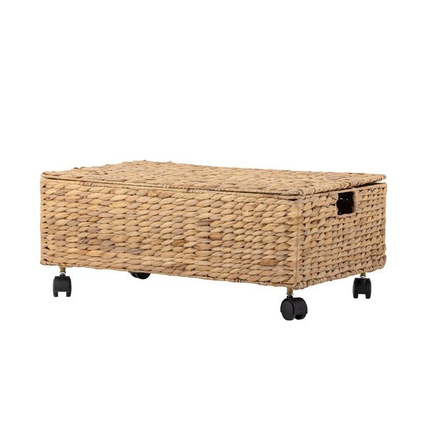 Scatola per bambini in giacinto d'acqua di colore naturale 63x40x26 cm Nelas - Bloomingville Mini-image-4