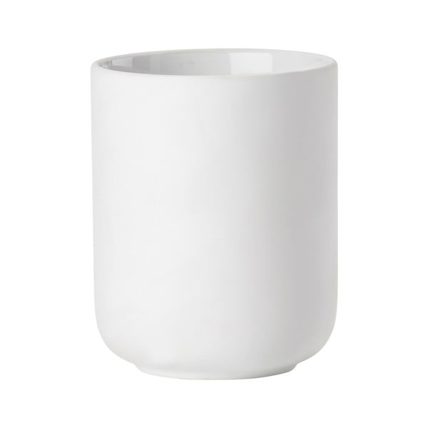 Tazza in gres bianco per spazzolini da denti Ume - Zone