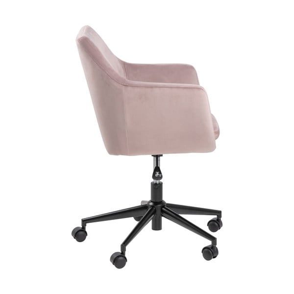Sedia da ufficio rosa Nora - Actona-image-2