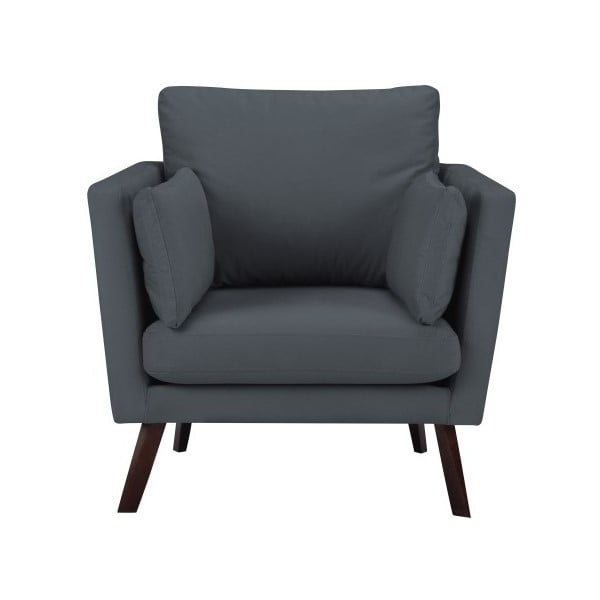 Poltrona grigio scuro Elena - Mazzini Sofas