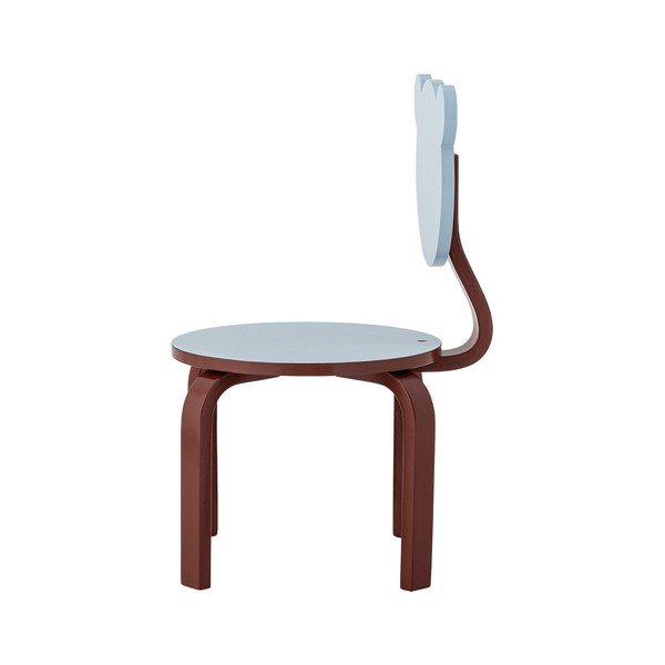 Sedia per bambini burgundy/azzurra Liova – Bloomingville Mini-image-2