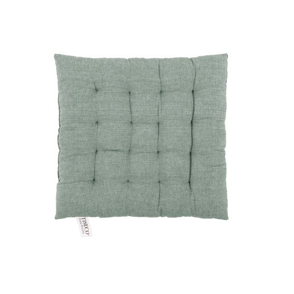 Cuscino per sedia verde , 40 x 40 cm - Tiseco Home Studio-image-1
