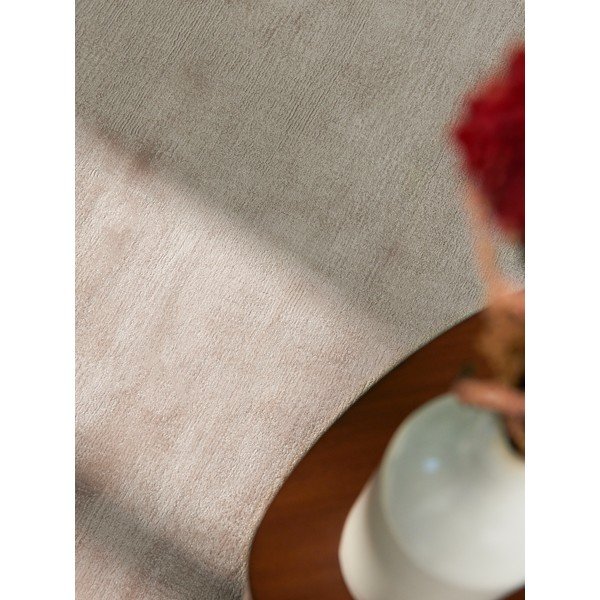 Tappeto beige in viscosa tessuto a mano 80x150 cm Noemi – Vikosa-image-4