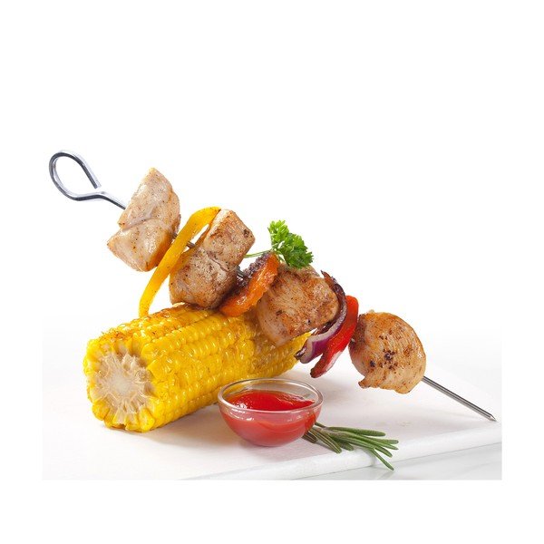 Set di spiedini in acciaio inox 6 pz – Orion-image-1