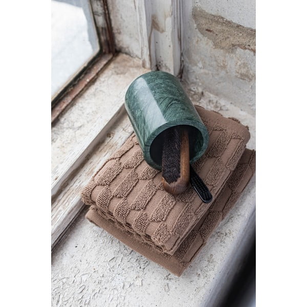 Portaspazzolini in marmo in verde scuro Marble - Mette Ditmer Denmark-image-3