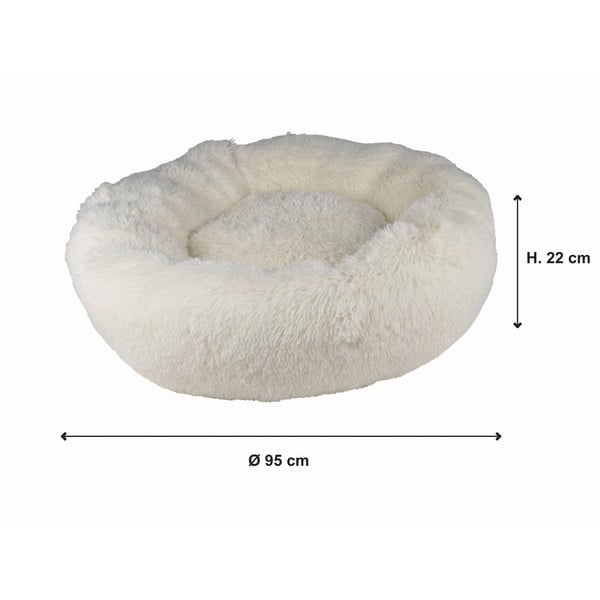 Letto per cani crema ø 95 cm - Love Story-image-4