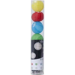 Catena luminosa a LED con lanterne adatta all'esterno , lunghezza 4,5 m Festival - Star Trading