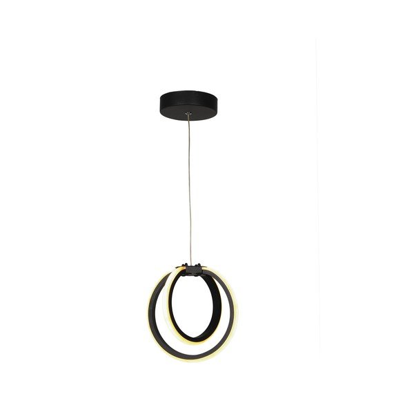Lampadario LED nero in metallo ø 25 cm Sezen – Squid Lighting-image-2
