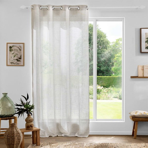 Tenda beige 140x280 cm Marius - douceur d'intérieur-image-4