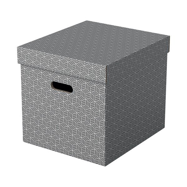 Set di 3 scatole portaoggetti grigie , 32 x 36,5 cm - Esselte Home