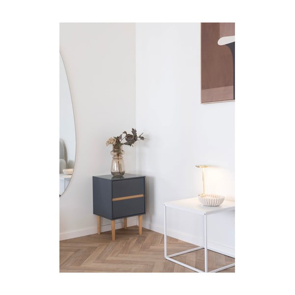 Vaso in vetro marrone chiaro (altezza 31 cm) - House Nordic-image-2