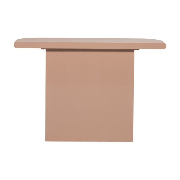 Tavolo consolle rosa chiaro lucido 30x120 cm Nocta – WOOOD-image-2