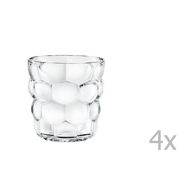 Sada 4 sklenic z křišťálového skla Nachtmann Bubbles, 240 ml