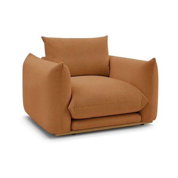 Poltrona arancione Ernest – Bobochic Paris