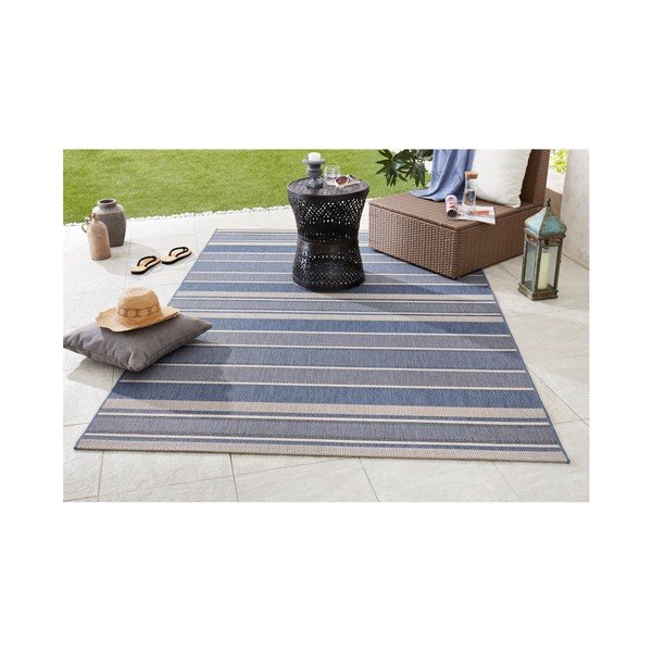 Tappeto blu per esterni , 80 x 150 cm Strap - NORTHRUGS-image-2