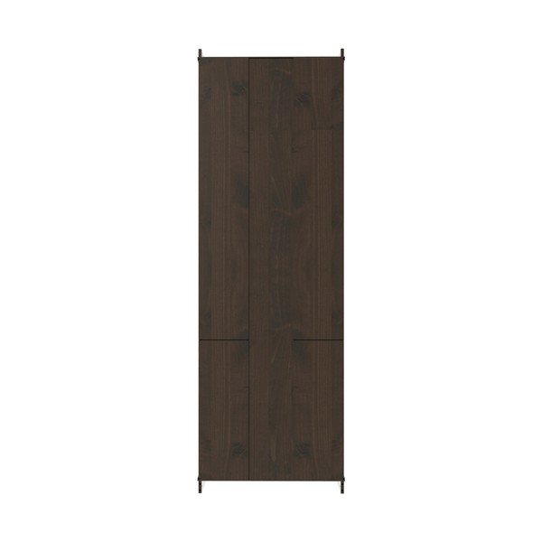 Vetrina marrone scuro in pino massiccio 74x223x37 cm Anita – Støraa-image-4