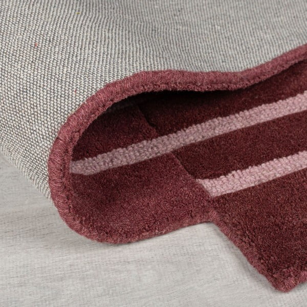 Tappeto in lana bordeaux tessuto a mano 200x290 cm Split Ombre Shaped - Flair Rugs-image-2