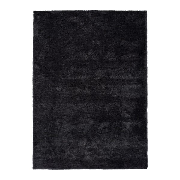 Tappeto nero antracite , 80 x 150 cm Shanghai Liso - Universal