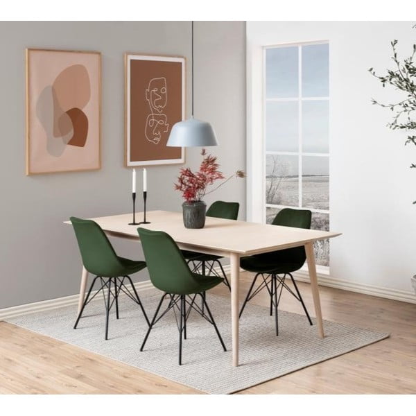 Sedia da pranzo verde scuro Eris - Actona-image-1