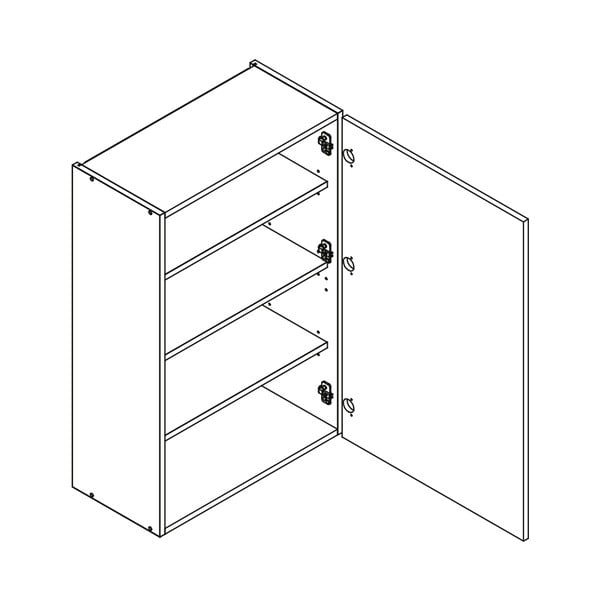 Mobile da cucina superiore (larghezza 40 cm) Brodie - STOLKAR-image-3