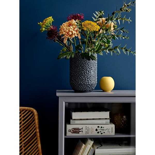 Vaso in ceramica blu - Bloomingville-image-3