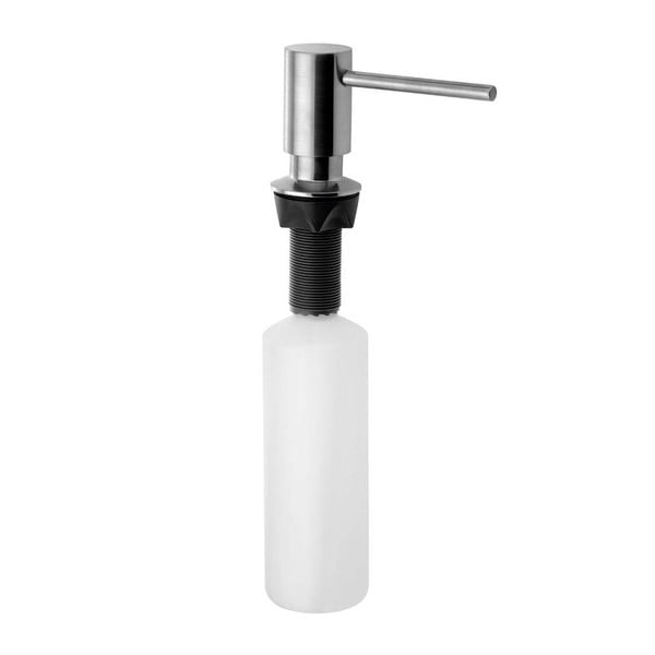 Dispenser di sapone in plastica argento opaco 350 ml - Sapho