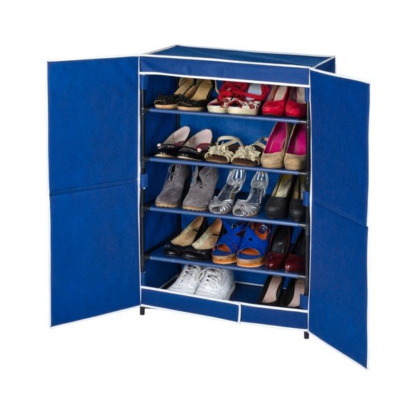 Scarpiera blu per 15 paia di scarpe Ocean Air - Wenko-image-2