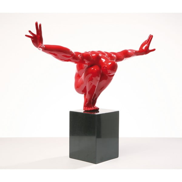 Statua decorativa rossa Atleta, 75 x 52 cm - Kare Design-image-1