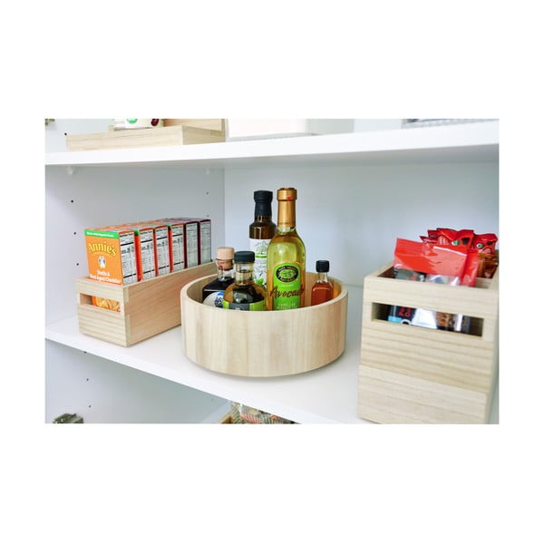 Organizzatore da cucina girevole in legno di paulownia Tall, ø 26,7 cm Eco - iDesign-image-2