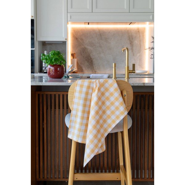 Set di strofinacci in cotone 2 pz 50x70 cm Gingham – Tiseco Home Studio-image-2